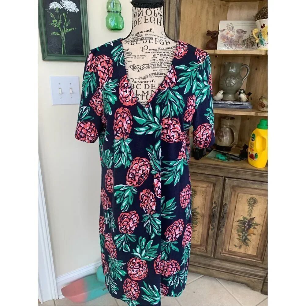 Draper James Pineapple Print Dress